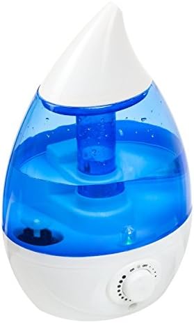 Ultrasonic aromatherapy humidifier, diffuses cold vapour, with intensity controller and a light with different colours, auto power off, recommended for respiratory problems.