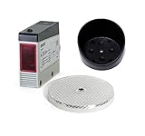 Fotocelula de espejo polarizada de seguridad multitension para puertas de garaje automaticas, parkings, o aplicaciones industriales