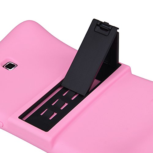 NEWSTYLE Samsung Galaxy Tab 4 7.0 Kinderfreundliche Silikon Hülle Schutzhülle Tasche Case für Samsung Tab 4 SM-T230 / T231 / T235 (7 Zoll) – Pink - 5