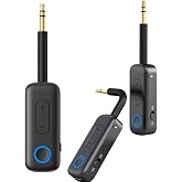 Bluetooth Ses Alıcı Verici Adapt&ouml;r - 3.5mm Aux Girişli, Mikrofonlu, Şarjlı Handsfree Ara&ccedil; Kiti ve TV D&ouml;n&uuml;şt&uuml;r&uuml;c&uuml; Zr1070