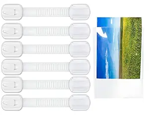 LifeKrafts Baby Safety Locks, for Cabinets and Drawers, Toilet, Fridge cupboards & More, Adhesive Surface Area for a Better Stick; Easy Installation, No Tools Required, No Drilling Required