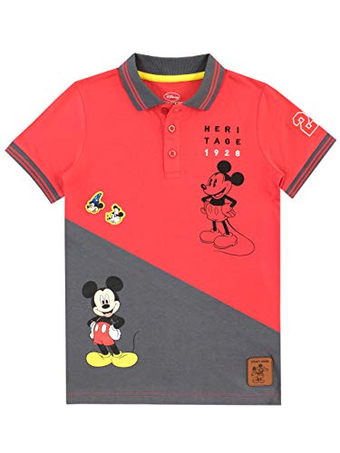 Disney - Polo - Mickey Mouse - Garçon - Multicolore - 5-6 Ans