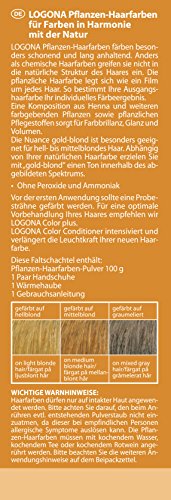Logona: LOGONA Pflanzenhaarfarbe goldblond (100 g) - 2