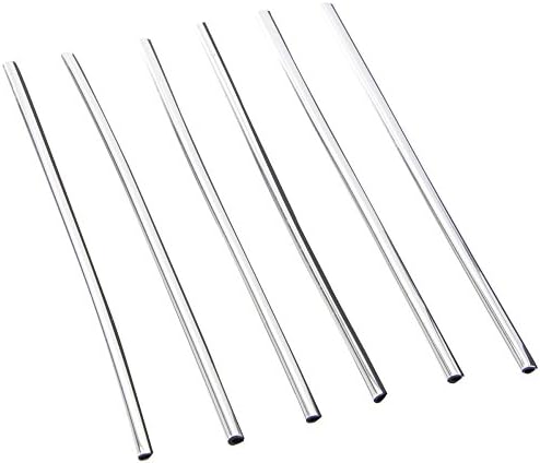 Universal 6 Piece Car Stlyling Grill / Air Vent Strips - Chrome / Chromed Effect - Available In 2 Sizes (Short Grill Strips)