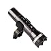 Produktbild MUMENG Taschenlampe LED Multifunktions Intelligentes Bluetooth-Lautsprecher USB wiederaufladbare Fahrrad-Licht Outdoor Sports Notwendige Beleuchtung (schwarz, mit Halter)