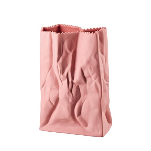Rosenthal Tütenvase H:18cm, rosa matt - 2