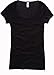 Produktbild Bella - Margot - leichtes T-Shirt mit tiefem Ausschnitt / Black, M M,Black