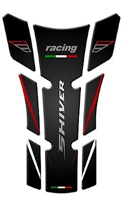 Totalstickers3D - GP-135(M) - Protège-réservoir pour Aprilia Shiver 750 de 2009 à 2015 rouge