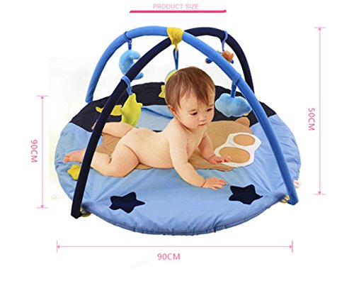 Baby Spielbögen Musical Playmat Activity Gym Boden Erlebnisdecke mit Soft Hanging Spielzeug - 3