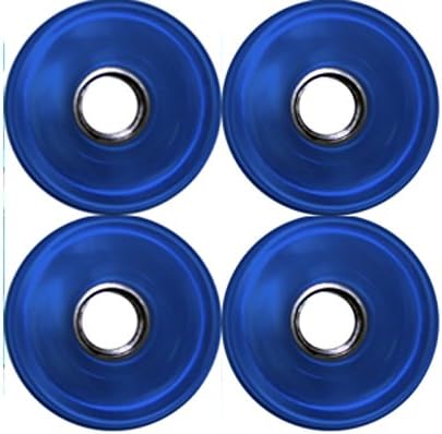 Blank Longboard Wheels Light Clear Blue 76 mm