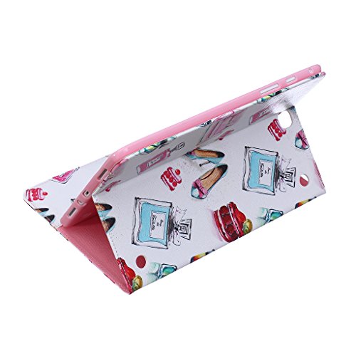 Samsung Galaxy TAB A 9.7 T550 Hülle, COLJOY Samsung Galaxy Tab A 9.7 SM-T550 T555 Kunstledertasche PU Schutzhülle Tasche Leder Brieftasche Hülle Case Cover mit praktischer Ständerfunktion und Auto Sleep / Wake Up Funktion, BF36 - 4