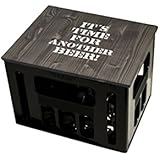 Geschenkidee Bierkastensitz Sitzauflage Hocker mit Motiv ANOTHER BEER