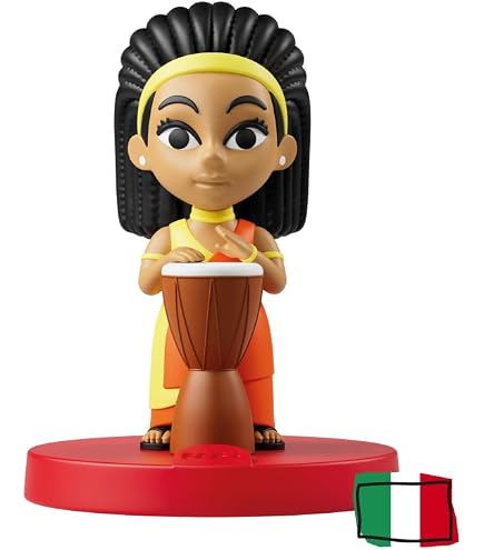 FABA Personnage sonore – Au Rythme de Jazz – Musiques, chansons et Sons, Jouet avec Contenu éducatif, garçons et Filles 0+ Ans, Version Italienne