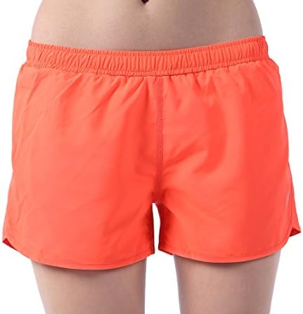 Garvirp Lightweight Running Sport Shorts Active Shorts for Women Orange Red M