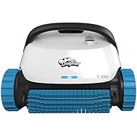 Dolphin S300i App Steuerbarer Poolroboter mit Caddy weiß/blau