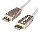 Price comparison product image celexon UHD Optical Fibre HDMI 2.0b Active Cable - 20m - White - 3D - HDR - HLG - up to 32 audio channels - incl. audio return channel