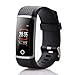 Produktbild Bainuojia Fitness Armband, Wasserdicht IP69 Fitness Tracker, Pulsuhren, Schrittzähler, Kamerasteuerung, Vibrationsalarm Anruf SMS Whatsapp Beachten Kompatibel mit iPhone Android Handy