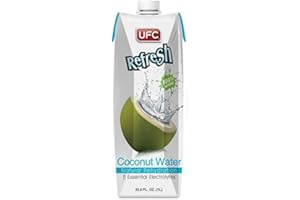 UFC REFRESH UFC - 100% natürliches Kokoswasser - 6er-Pack (6 x 1 Liter)