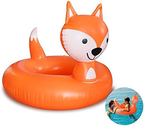 HooYL Pool Float - Inflatable Fox Pool Float Swimming Tube Ring Summer Toys and Gift for Adult Baby Children Boy Girl