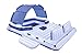 Price comparison product image BESTWAY 43105 TROPICAL BREEZE GIGANTIC FLOATING ISLAND 6 PERSON - BEACH OUTDOOR FUN - SUMMER - INCLUDES CANOPY SHADE - COMFY SEATING AND DRINKS HOLDERS - THIS IS THE ULTIMATE BEACH WATER TOY - SUN SHADE CANOPY