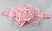 Ukamshop 1PC Super Cute Rhinestone Unusual Angel Girls Baby Pearl Flowers Hairband Headbands For Baby (Pink)