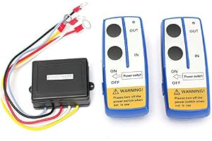 12 V trådlös vinsch fjärrkontroll dubbel handenhet lätt att installera