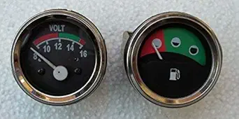Massey Ferguson Tractor Gauge-Volt Meter+Fuel for 230,235,240,243,245,250,253
