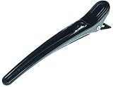 Professional Hairdresser's Black Sectioning Clips (x10)