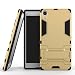 Produktbild Hülle für Sony Xperia Z5 Premium (5,5 Zoll) 2 in 1 Hybrid Dual Layer Shell Armor Schutzhülle mit Standfunktion Case (Gold)