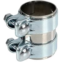 Doppelschelle Edelstahl Auspuffschelle Rohrverbinder 45 48 50 55 60 65 70 mm (Ø 48mm / L: 90mm)
