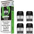 Xros Series Pods Corex 2.0 Pods compatible with XROS 4, 4 Mini, Xros 3 Nano 3 Mini 3 kits MTL 2ML - No Nicotine Compatible with Vaporesso - Vape Starter Kit - No Nicotine (1.2ohm - Pack of 4)