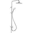VitrA Round Full Shower System Set without Mixer - Chrome