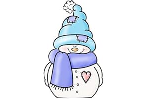 Yuntrip Matrice de découpe en métal pour la fabrication de cartes, bonhomme de neige de Noël pour scrapbooking, gaufrage, album photo, bricolage