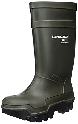 Dunlop Protective Footwear Purofort Thermo+, Bottes de sécurité Mixte adulte,Vert (Green), 42 EU