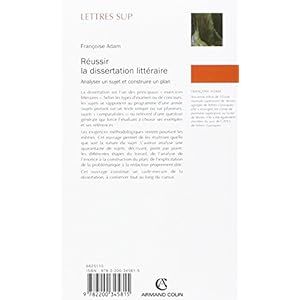 Réussir la dissertation littéraire - Analyser un sujet et construire un plan Livre en Ligne Réussir la dissertation littéraire - Analyser un sujet et construire un plan Livre en Ligne - Telecharger Ebook