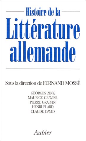 Download Histoire de la littérature allemande