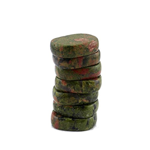 Preisvergleich Produktbild 7pcs Unakite Reiki Energie-Kristallsteine