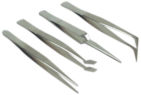 Mannesmann Pinzettenset 4-tlg., M 615