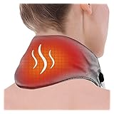 Arris Heated Neck Wrap Far-infrared Neck Heating Warmer Pad W/adjustable Time And Temperatures Control Usb Cord For Neck Pain Relief, Stiffness Relief & Postoperative Recovery