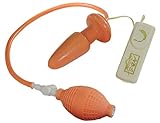 Kinx Zeppelin Inflatable Butt Plug, 4 Inch, Flesh