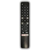 Technozi Android Smart TCL TV Compatible Remote Control Audio Commandless