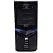 Produktbild CrazyCase® PCCaseKS4x12 PC Gehäuse, Computer Gehäuse, ATX-Gehäuse Gaming Case, in Schwarz (silberne Designelemente) mit blauer LED Beleuchtung - geeignet für Case Modding, Power Gaming, inklusive Acrylglas Window Kit, 4x LED FAN, 1x USB 3.0, 1x USB 2.0, F