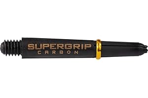 Harrows Supergrip Carbon Lot de 3 hampes de fléchettes en carbone