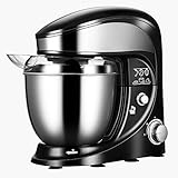 HWL Mixer, Mixeur Machine 4L Blender Spirale Pain Pâte Batteur sur Socle Fouet avec Crochet Pétrisseur Amovible Bol Crème Pétrissage Milkshake
