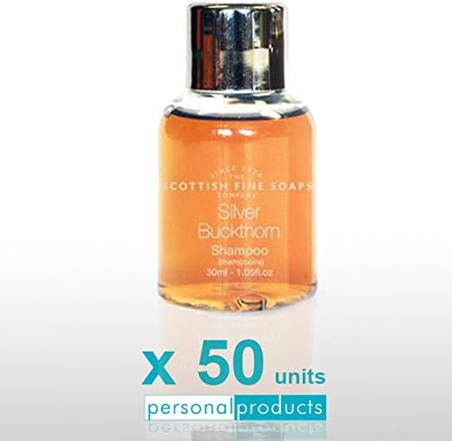 50x Silver Buckthorn Mini Shampoo Travel Size 30ml