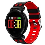 MCYs Smart Uhr für Herren und Damen, K2 Farbbildschirm Herzfrequenz Blutdruck Sport IP68 Smartwatch für IOS Android
