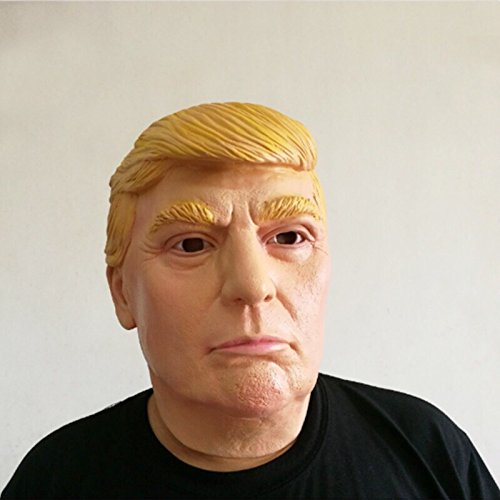 Donald Trump Maske aus Latex Präsident president für Erwachsene Kostüm Karneval Verkleidung Fasching - 3