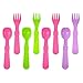 Re-Play Cutlery with Spoons and Forks (Set of 4, Green/ Orange/ Purple)