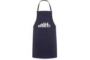 Spreadshirt Évolution Du Singe Au Chef De Barbecue BBQ Tablier