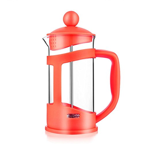 WYFC Filtern Sie Topf-Methode Tee Café au Lait Töpfe Kunststoff Kaffeekanne . red WYFC Filtern Sie Topf-Methode Tee Café au Lait Töpfe Kunststoff Kaffeekanne . red Bilder